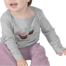 Cute Pastel Frosted Cupcakes Tshirt
