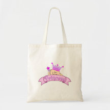 Cute Peeking Baby Princess Tote Bag