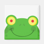 cute peeking cartoon frog froggy face magnet