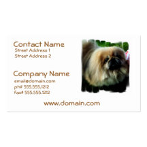 Cute Pekingese  Business Cards