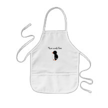 Cute penguin apron