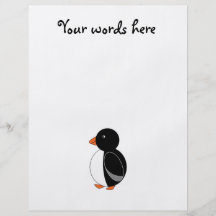 Cute penguin flyers