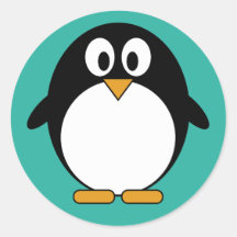 Cute Penguin Kawaii Cartoon Sticker
