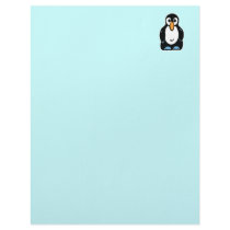 cute penguin personalized letterhead