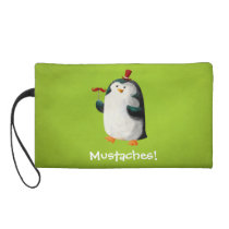 Cute Penguin with Mustaches bagettes bags