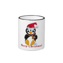 Cute penguin X-mas mug