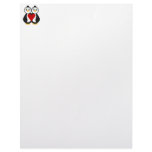 Cute Penguins In Love Custom Letterhead