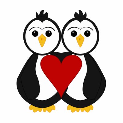 Cute Penguins In Love by mydeas