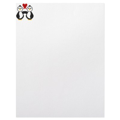 Cute Penguins Thinking Love by mydeas