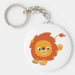 Cute Perky Cartoon Lion Keychain keychains