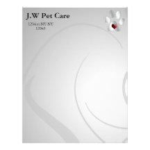 Cute Pets Business Letterheads