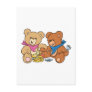Cute Picnic Bears Postcards