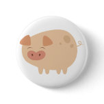 Cute Pig Button