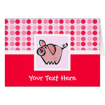 Cute Pig Card