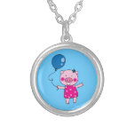 Cute pig necklace
