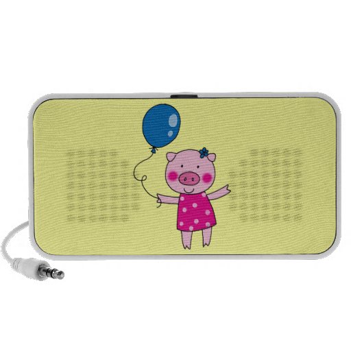Cute pig PC speakers