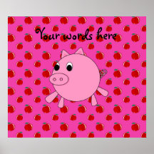 Cute pig print