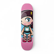 cute pink ballerina skate boards