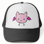 Cute Pink Bat Trucker Hats