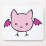 Cute Pink Bat Mouse Pads