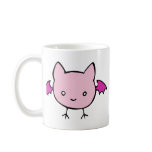 Cute Pink Bat Coffee Mug