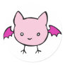 Cute Pink Bat Sticker