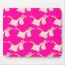 Cute Pink Cartoon Unicorn Herd!! mousepad