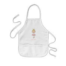 Cute , Pink, Dancing  Ballerina Apron