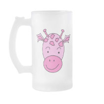 Cute Pink Giraffe. Mug