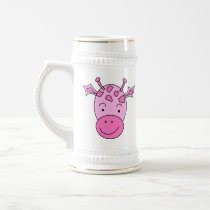 Cute Pink Giraffe. Coffee Mugs