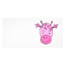 Cute Pink Giraffe. Customized Photo Card
