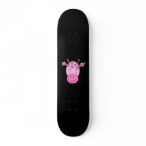 Cute Pink Giraffe. Custom Skate Board