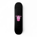 Cute Pink Giraffe. skateboards