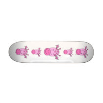 Cute Pink Giraffe. Skateboard Deck