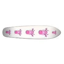 Cute Pink Giraffe. Custom Skateboard