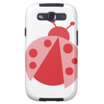 Cute Pink Ladybug Samsung Galaxy S3 Cover