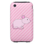 Cute Pink Mouse. iPhone 3 Tough Cover