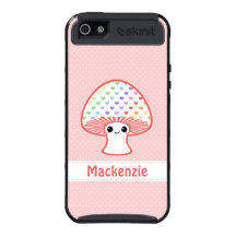 Cute Pink Mushroom Case For iPhone 5