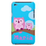 Cute pink Owls iTouch Case iPod Touch Cases