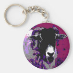Cute Pink Sheep  Custom Key Chain
