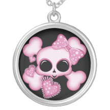 Cute Pink Skull Jewelry