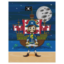 Cute Pirate and Ship Flyer