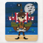 Cute Pirate and Ship Mousepad