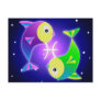 Cute Pisces Zodiac Post Cards