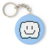 Cute Pixel Cloud Key Chain