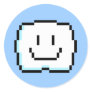 Cute Pixel Cloud Sticker