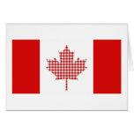 Cute Plaid Maple Leaf Canada Flag Tees, Gifts Cards