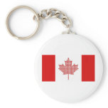 Cute Plaid Maple Leaf Canada Flag Tees, Gifts Keychains
