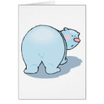 cute polar bear butt cards