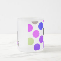 Cute Polka Dot Birthday Bear Mug mugs